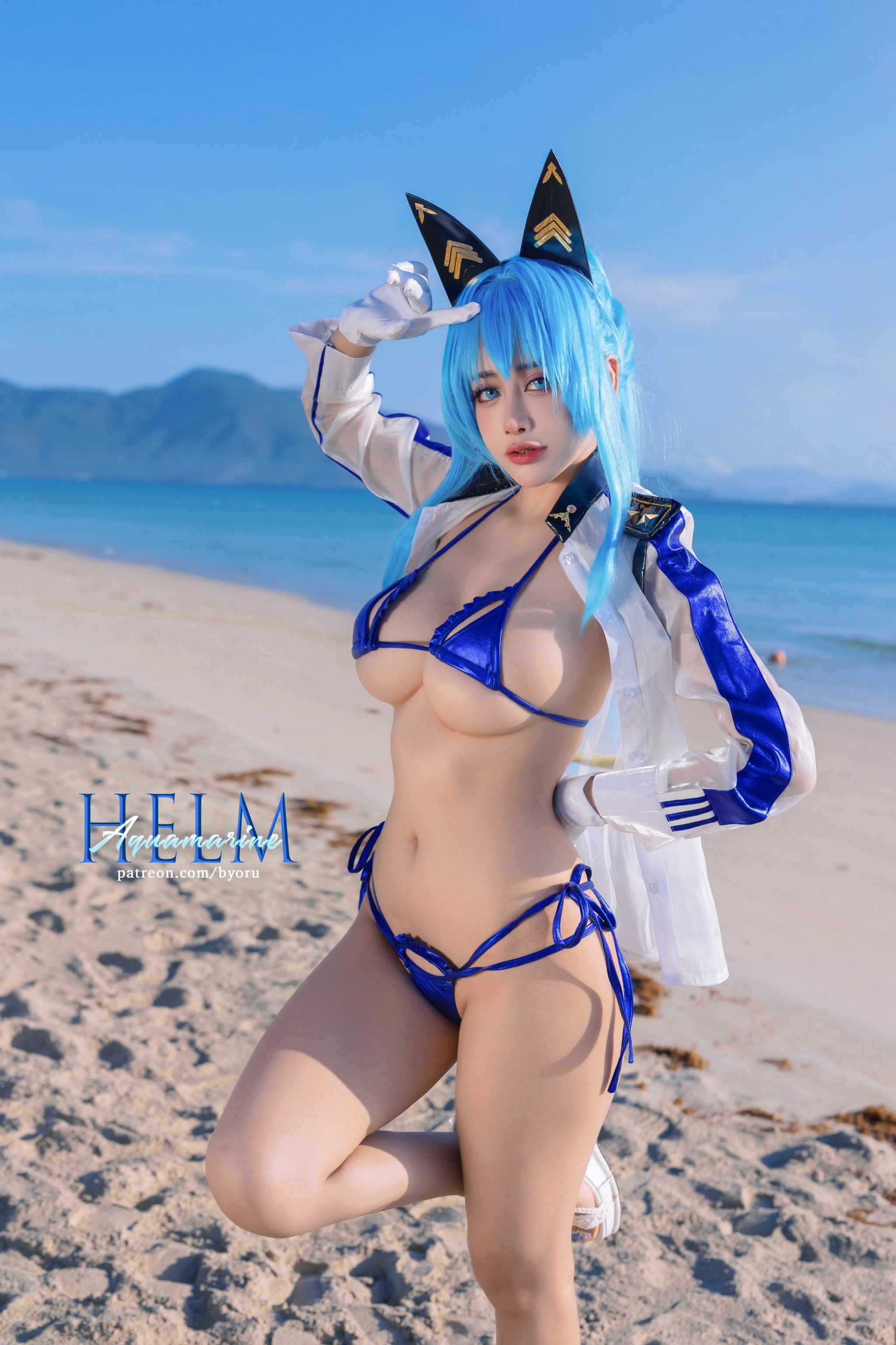 图片[1]-Byoru – NO.160 Helm Aquamarine[36P]-XikXak